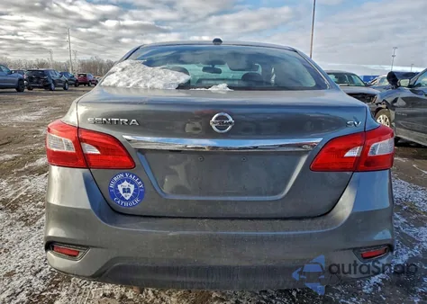 2017 Nissan Sentra S z USA, uszkodzony, nr VIN 3N1AB7AP3HY296459
